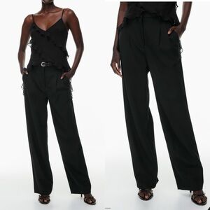 Aritzia Wilfred Effortless Pants - Size 6 - Black